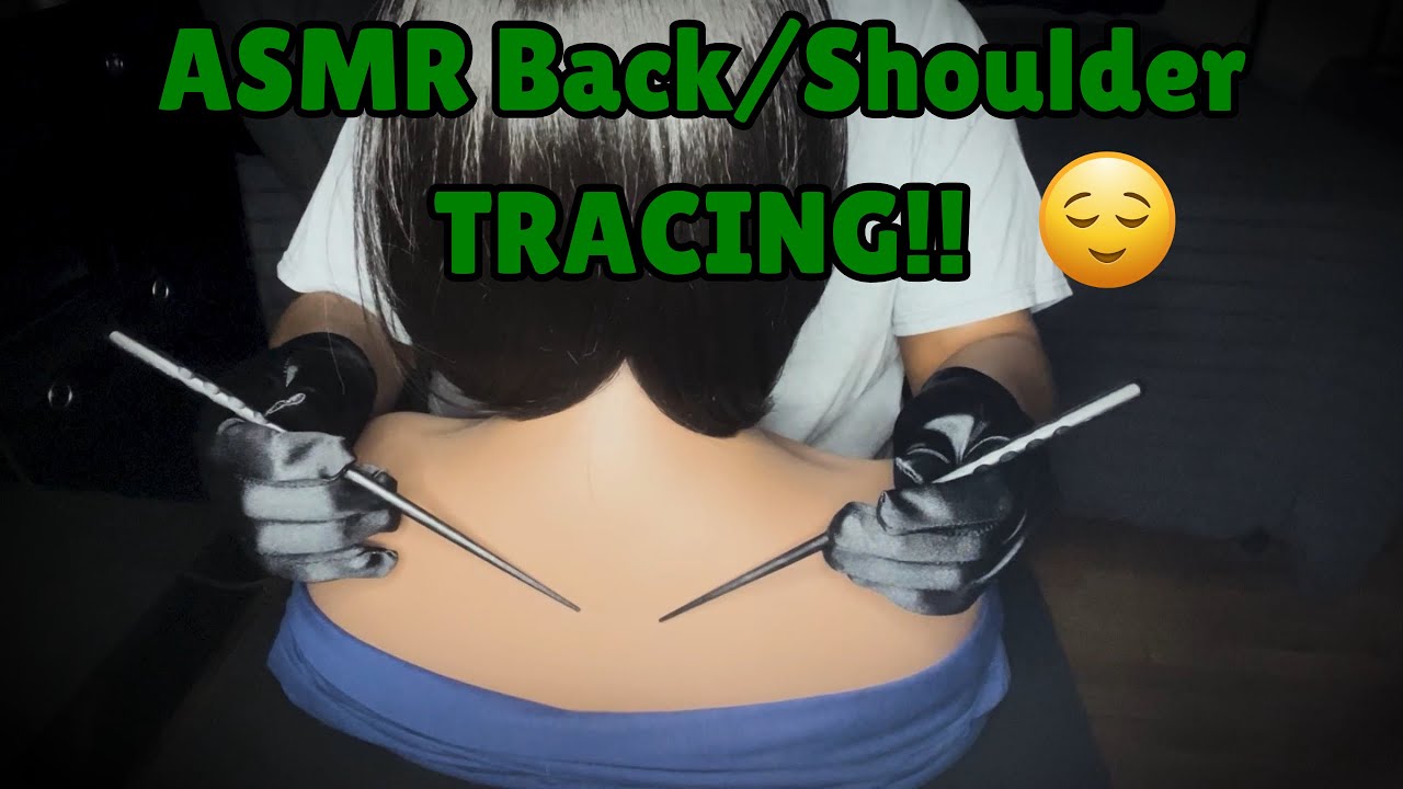 Relaxing Back Tracing with Soothing Tools | ASMR Tingles & Triggers ​⁠@ShayTinglesASMR