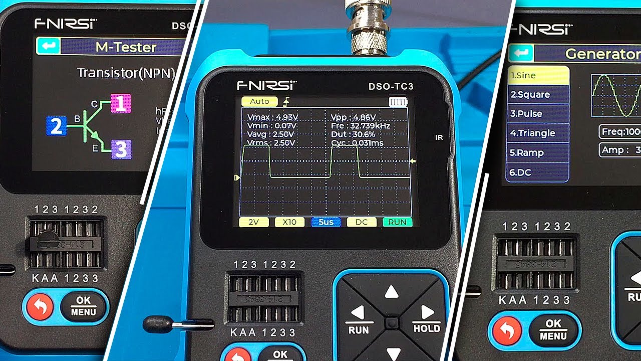 FNIRSI DSO-TC3 la herramienta multipropósito más completa para electrónica ‼️