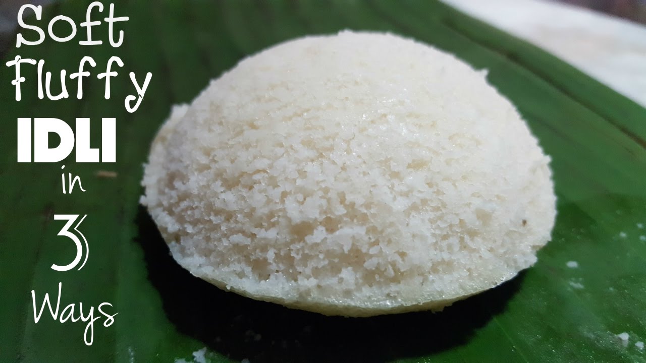 Soft fluffy idli recipe (3 Ways) without Idli Rice (ENG Subtitles)
