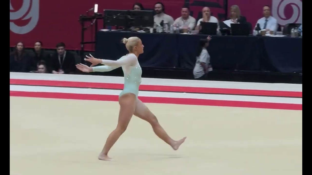 Ruby Evans Floor Champion - British Championships 2026 (Score - 13.750)