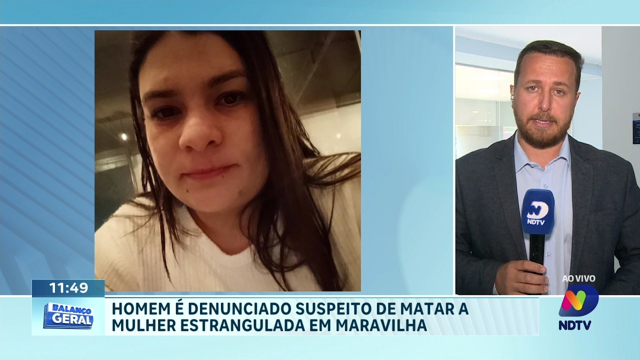 Suspeito é denunciado por feminicídio após morte em Maravilha
