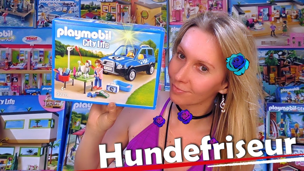 PLAYMOBIL 🐩 Mobiler Hundesalon 9278 Tierhotel Pfötchen Unboxing | City Life