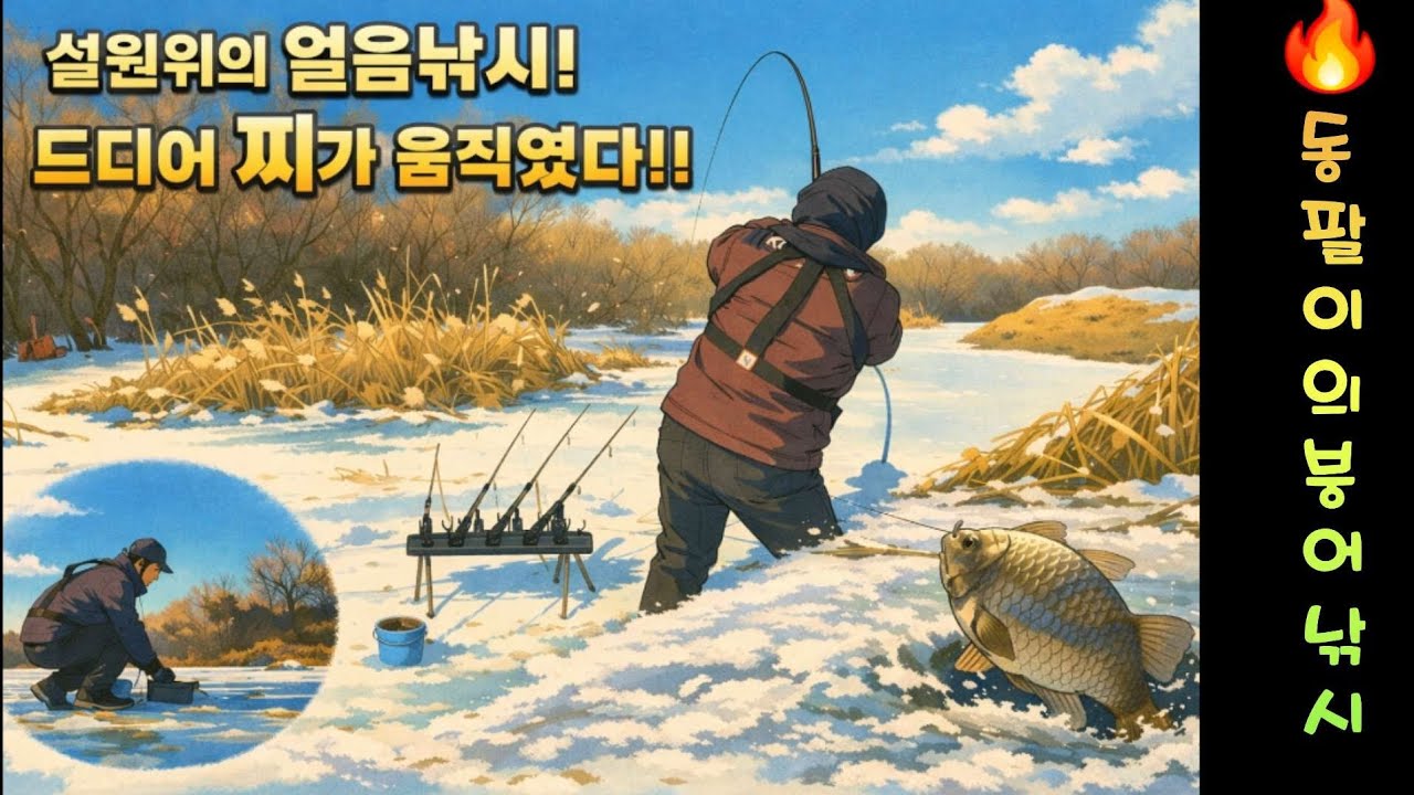[충남권] 단 한번의 찌올림,설원위의 얼음낚시!문기어#눈스터선글라스#불당동강성구#슬로우찌#리틀방콕#육향정#미식예감#패밀리꼬마김밥