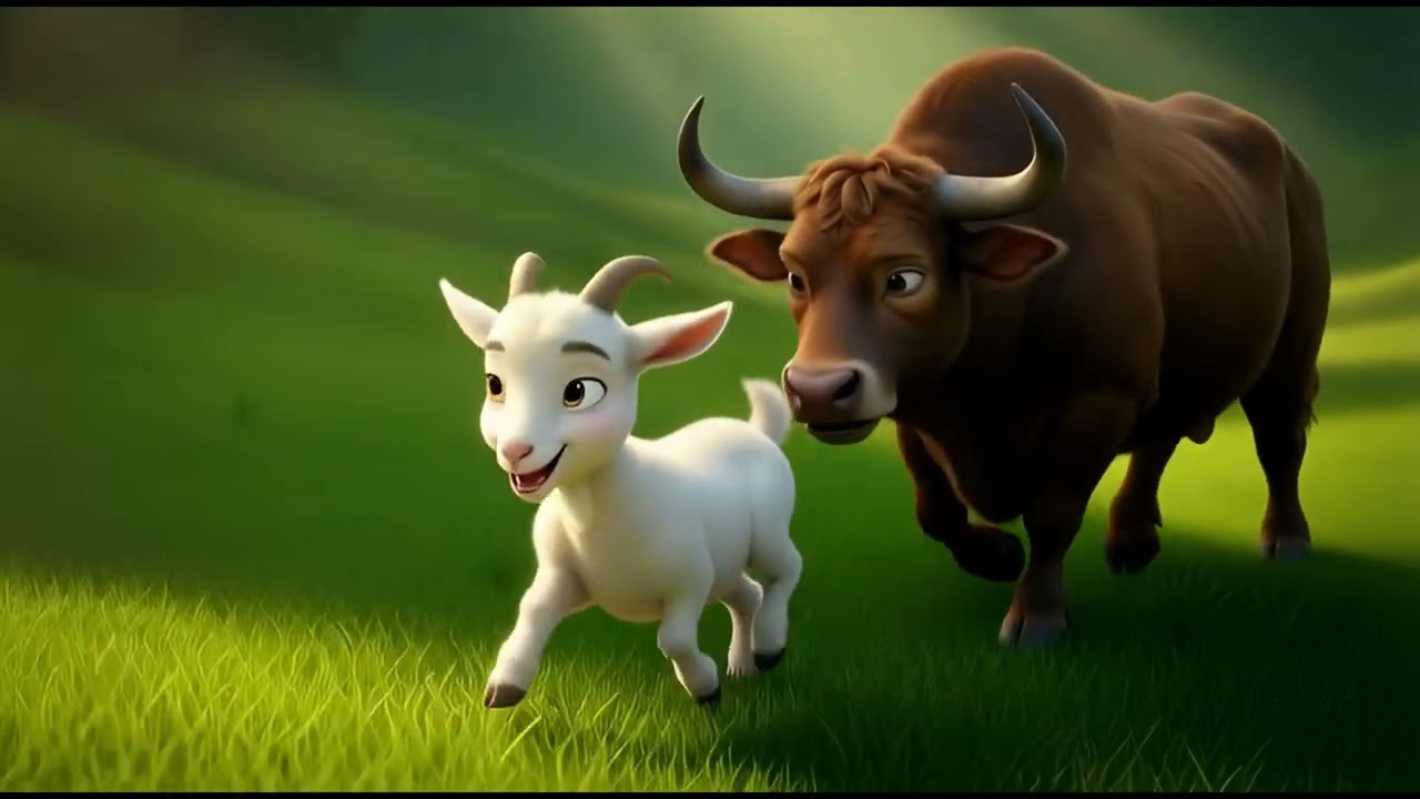 📖 গল্পের নাম: নরহরি দাসl বুদ্ধিমান ছাগলl Disney style.