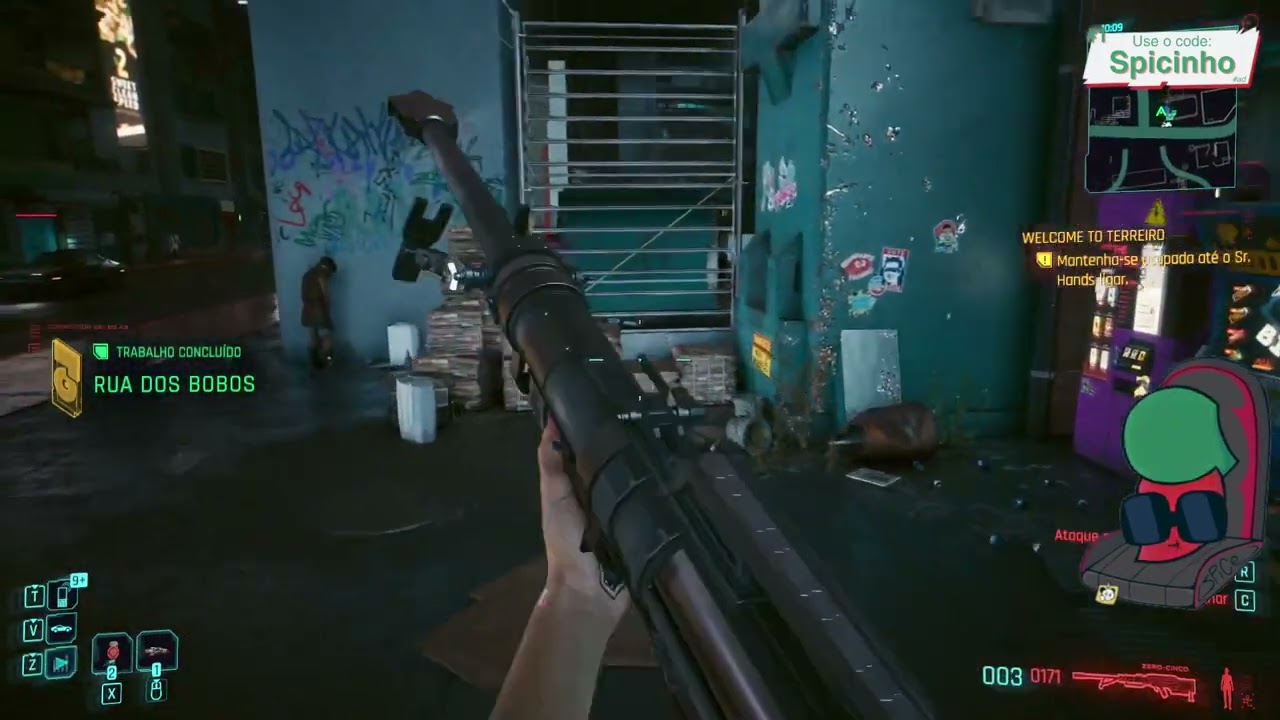 SPICINHO jogando Cyberpunk 2077 - Parte 7 (03/02/2026)