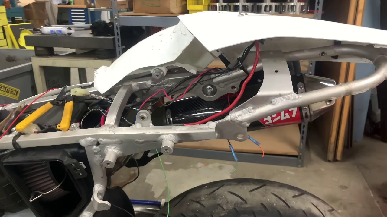 DRZ400 SM Fender Eliminator Install