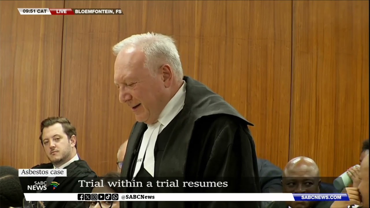Judge Phillip Loubser to rule whether defence can cross-examine state witness in asbestos case