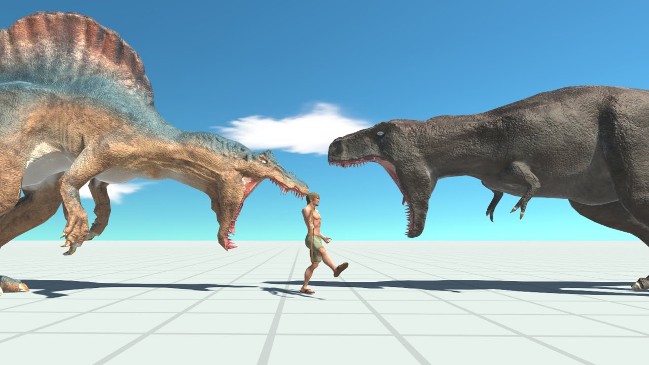 SPINOSAURUS & DARK T-REX vs EVERY UNIT - Animal Revolt Battle Simulator