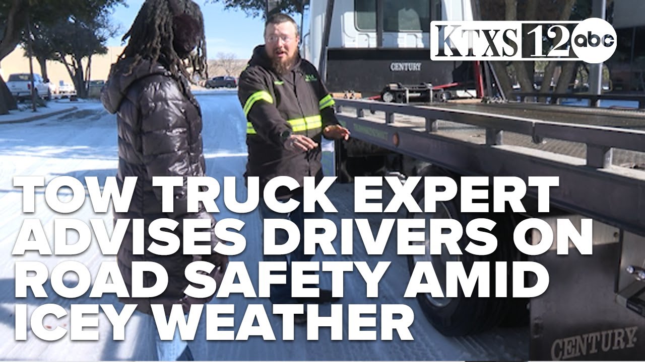 Snow and ice cause hazardous roads, surge in tow truck calls in Abilene and Big Country