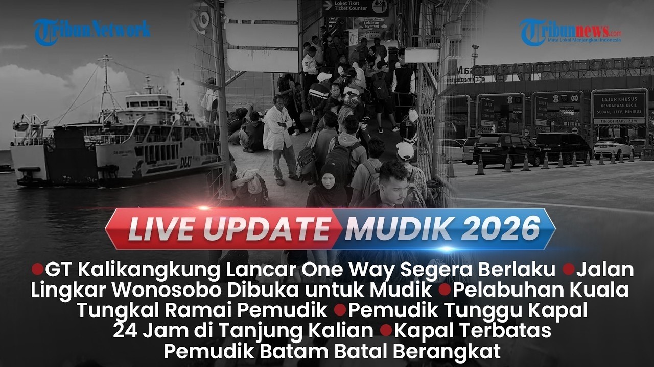 Perjuangan Pemudik Menunggu 24 Jam di Pelabuhan Mentok | UPDATE SORE | Selasa, 17 Maret 2026