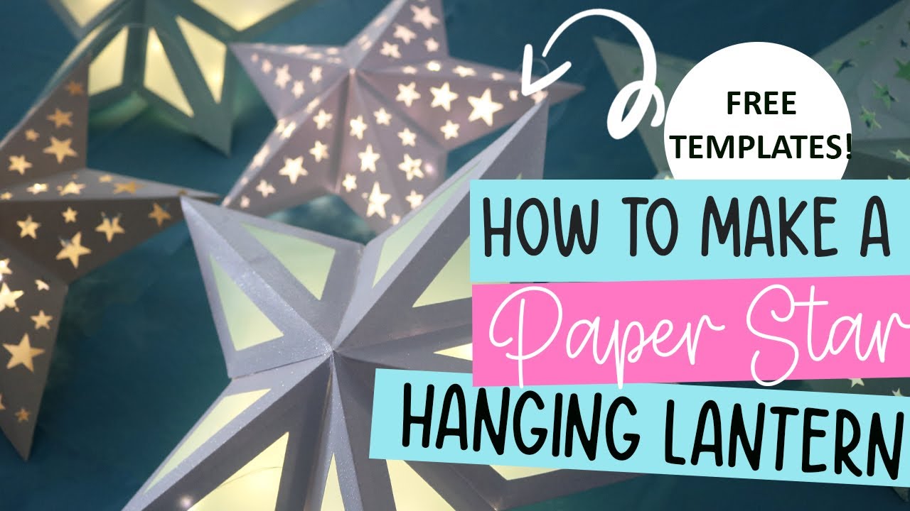 Gorgeous Paper Star Lantern Tutorial