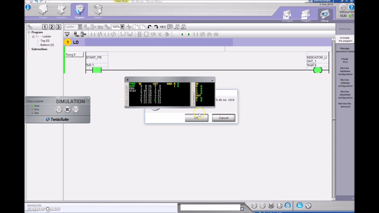 PLC Tutorial (TwidoSuite) #1 (2 Wire Control)