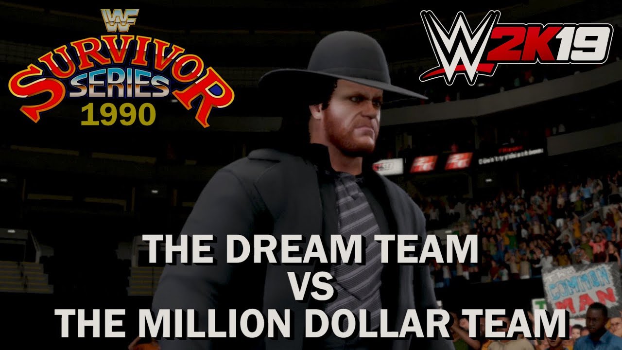 WWE 2K19 - The Dream Team vs The Million Dollar Team - WWF Survivor Series 1990 Highlights