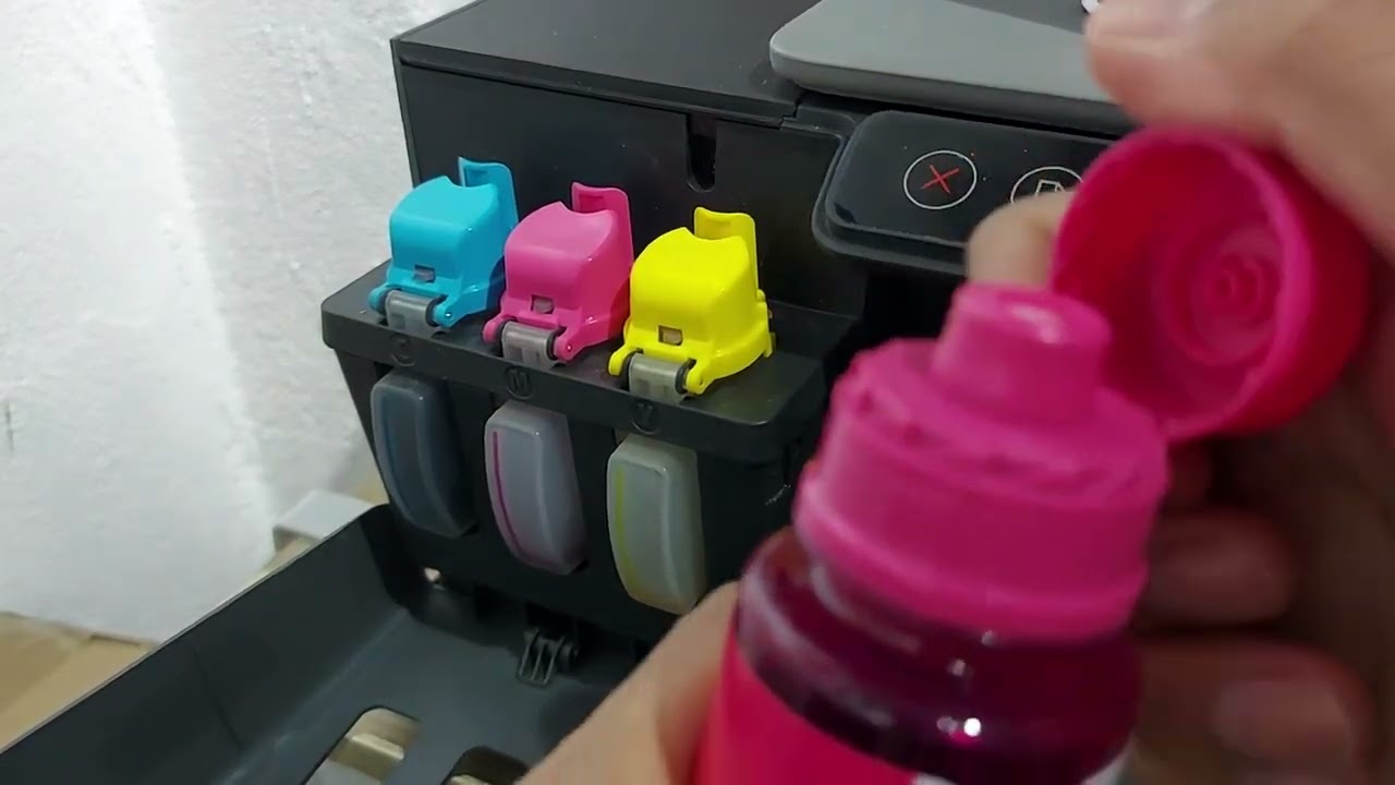 How to Refill Ink on HP PRINTER SMART TANK 515