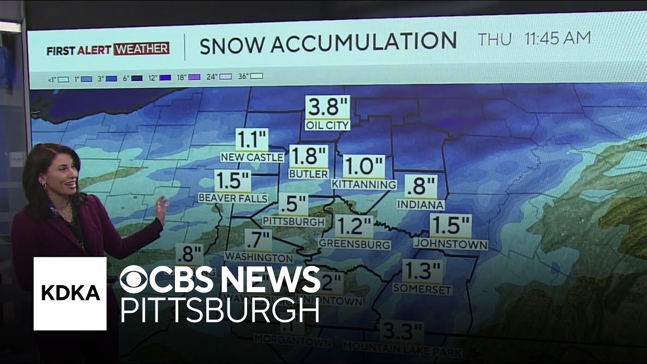KDKA-TV Afternoon Forecast (1/20)