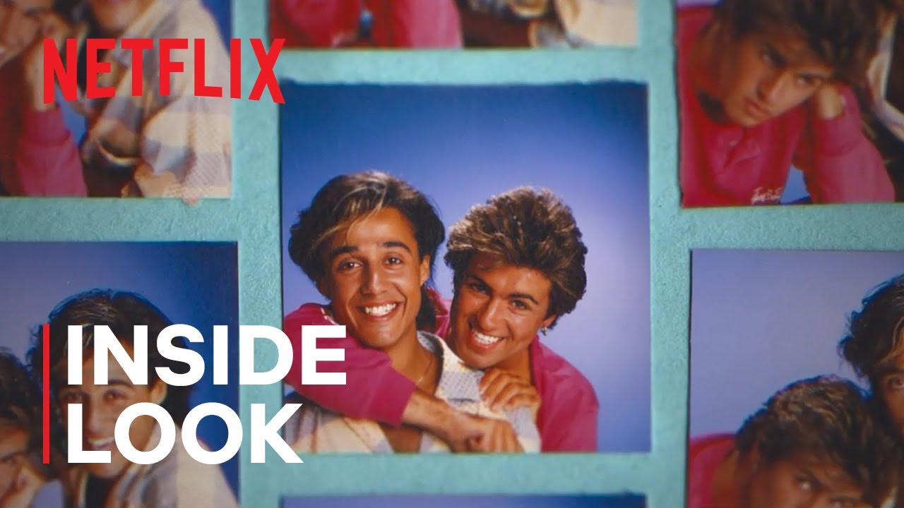 George Michael and Andrew Ridgeley in WHAM! | Netflix