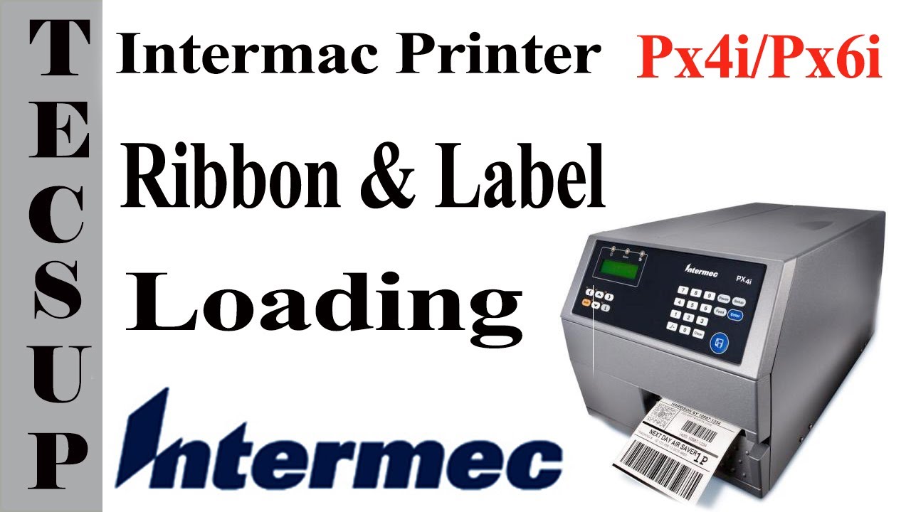 How To Change Ribbon And Label For intermac | Intermac PX4I | PX6I ribbon Loading | label Loading |