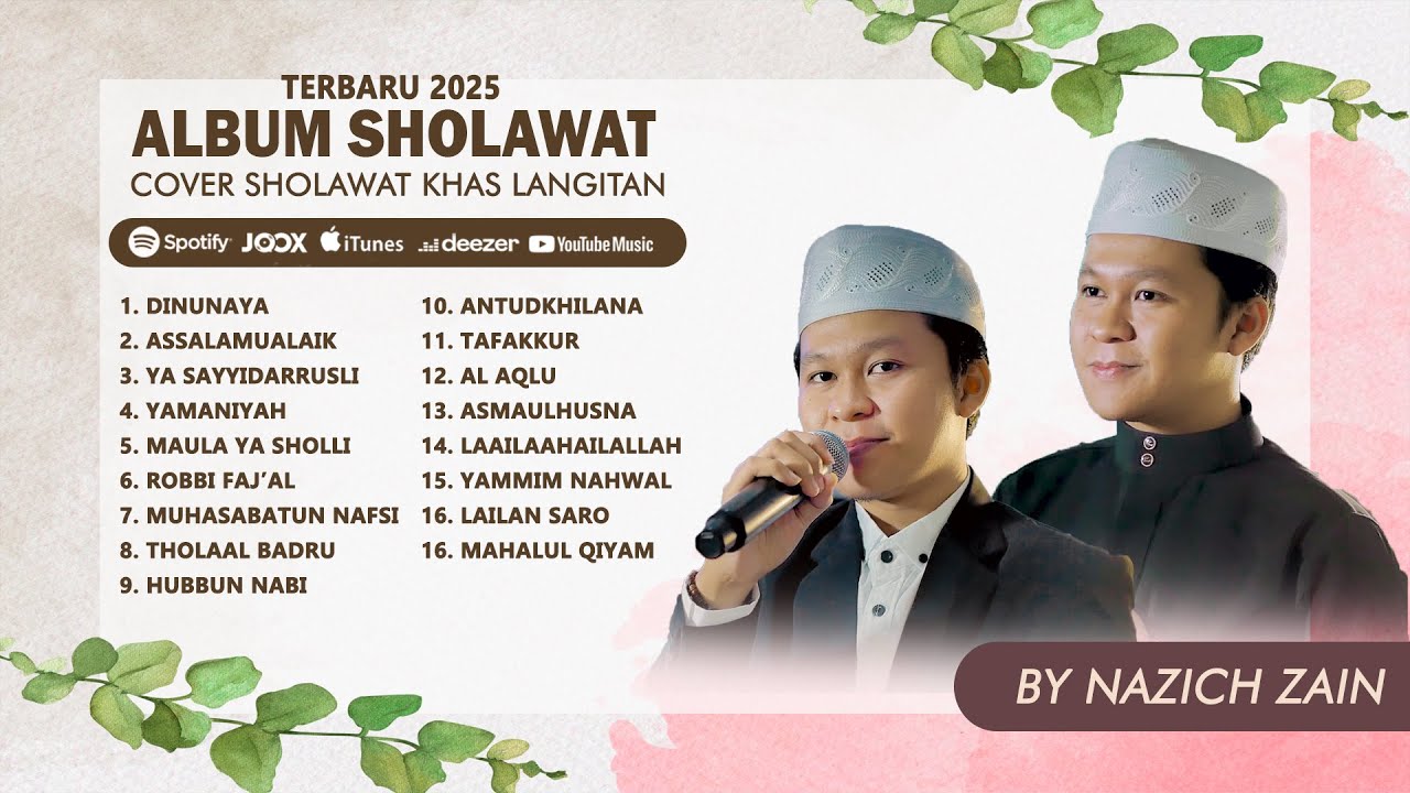 TERBARU! ALBUM COVER SHOLAWAT KHAS LANGITAN - By Nazich zain