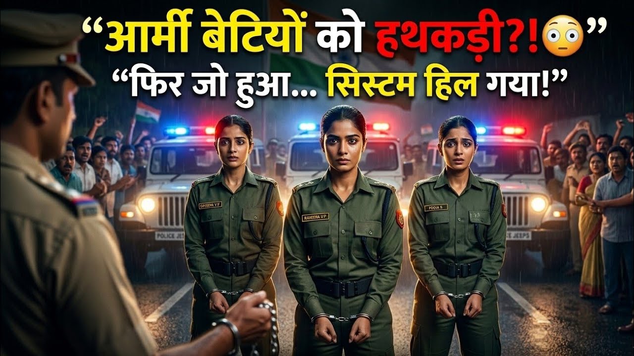 आर्मी बेटियों को अपराधी समझ लिया… फिर सच ने सबको हिला दिया!