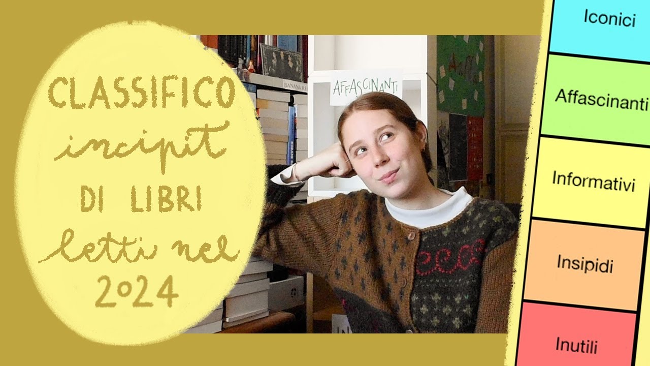 Classifico incipit di libri letti nel 2024 - Tier Rank 🥇