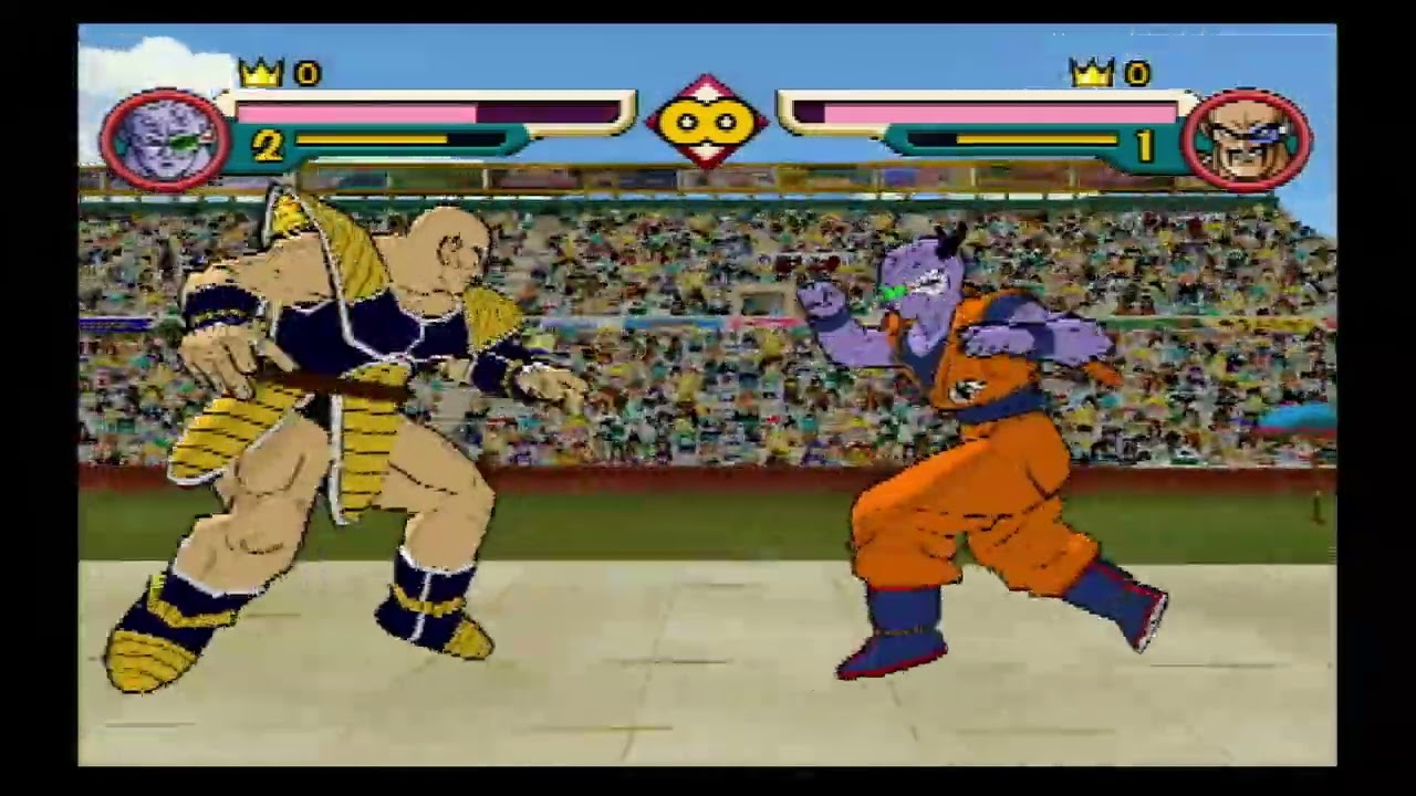 Dragon Ball Z Budokai 2(Gamecube)-Captain Ginyu vs  Nappa