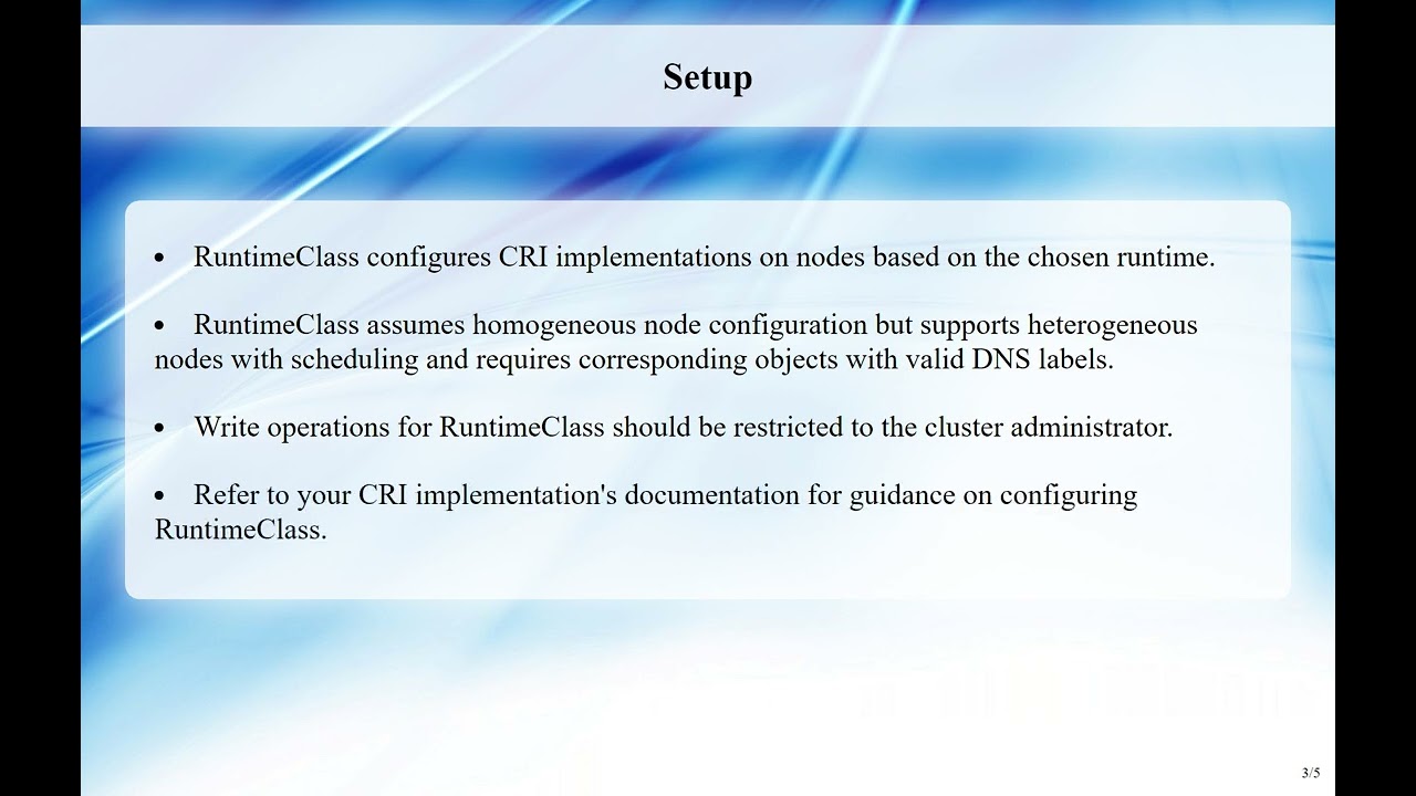 1.3.3 Runtime Class