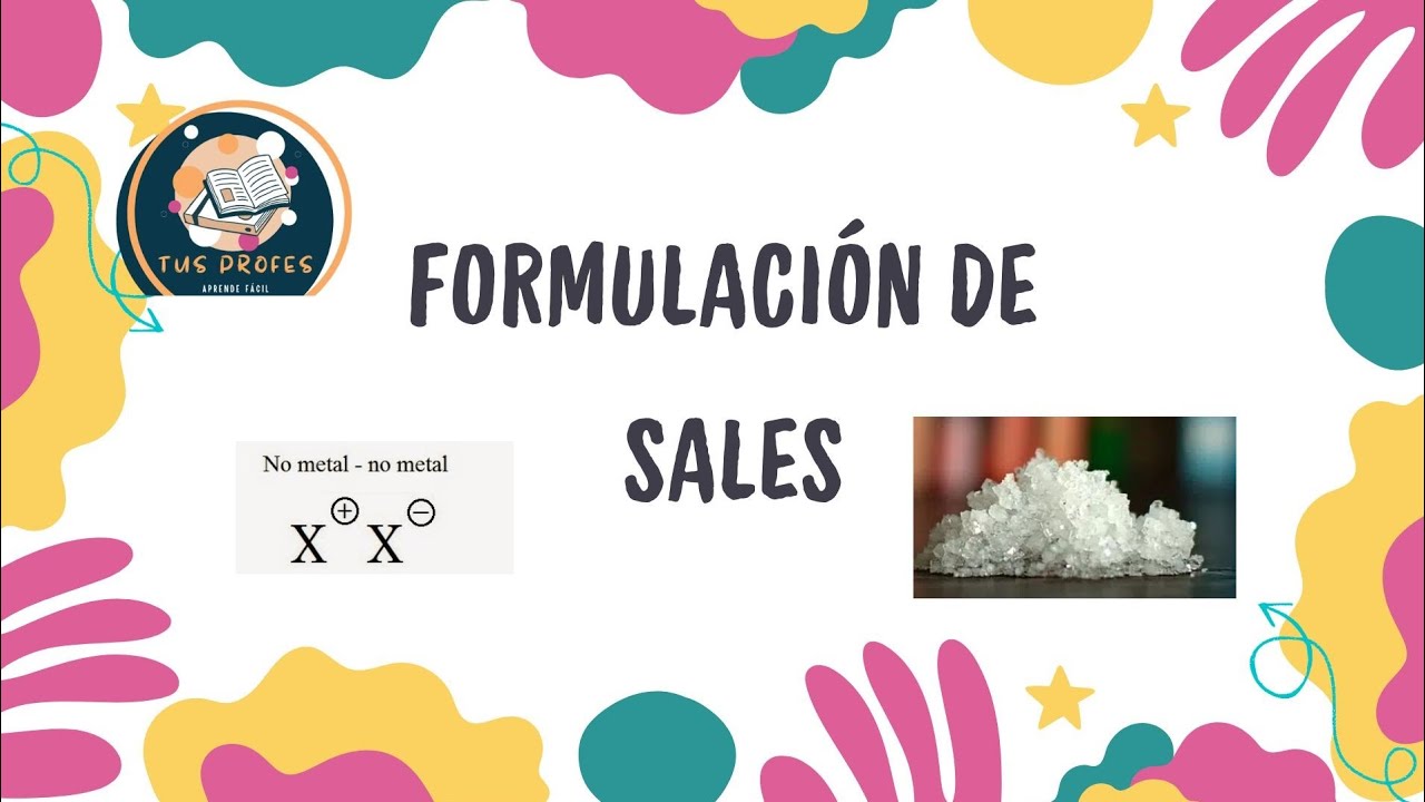 Formulación de sales