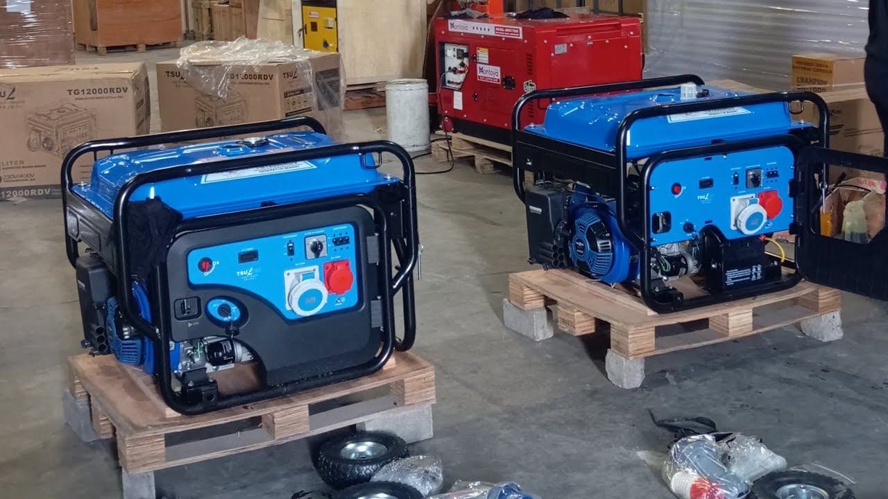 Terlaris!! 2 Unit Genset 12 KVA Portable Tsuzumi TG 12000 RDV | Genset Dual Voltage 0878.0104.0101