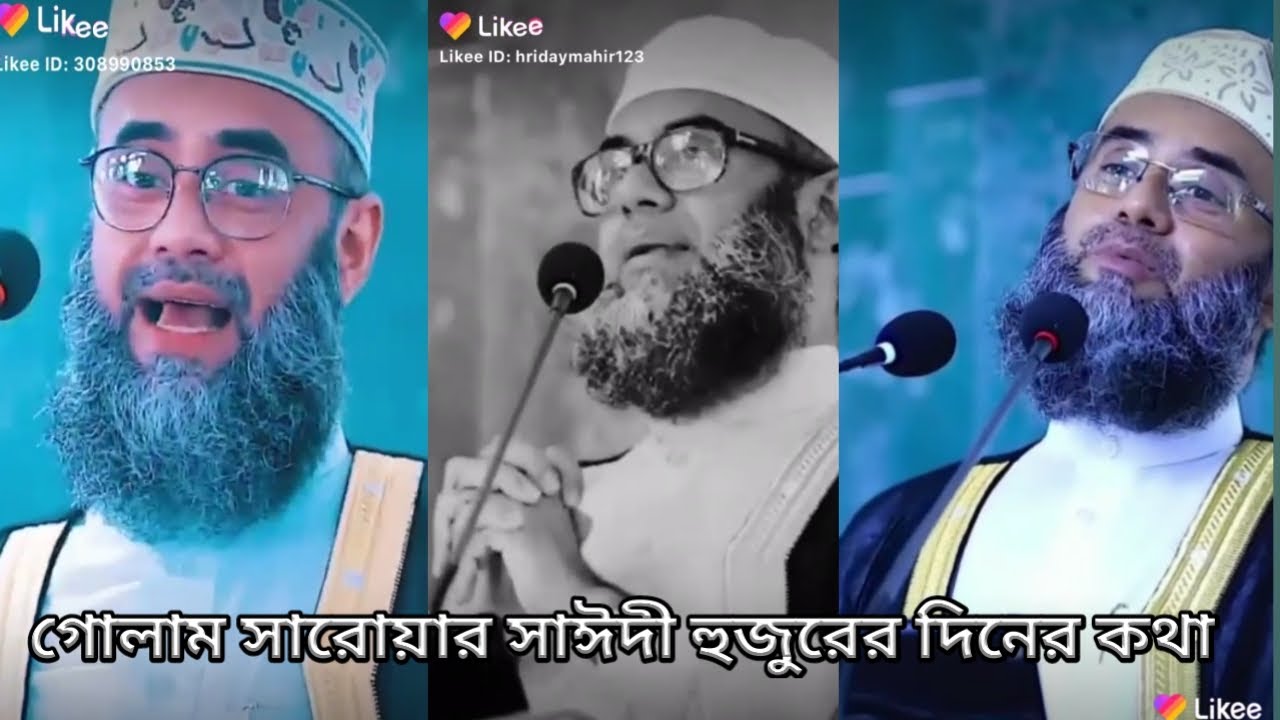 golam sarwar saide emotional tiktok viral waz video গোলাম সারোয়ার সাইদী হুজুরের ওয়াজ লাইকি ভিডিও