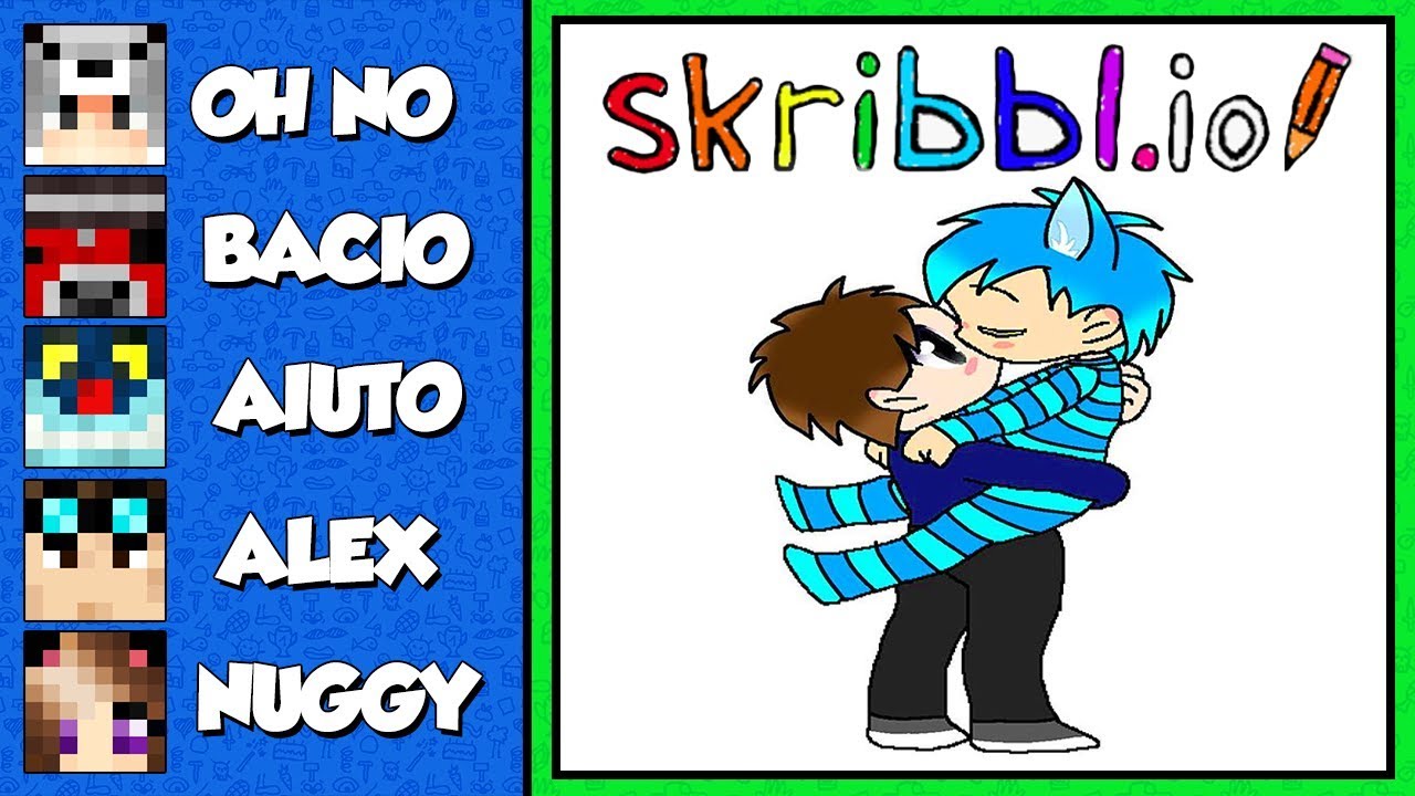 PORTO I MIEI AMICI A DISEGNARE SU SKRIBBL.IO!!!