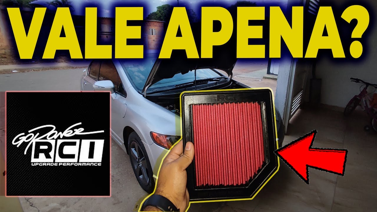🔥🚘Mais fôlego no motor New Civic G8 2008 - Filtro esportivo da@Race Chrome