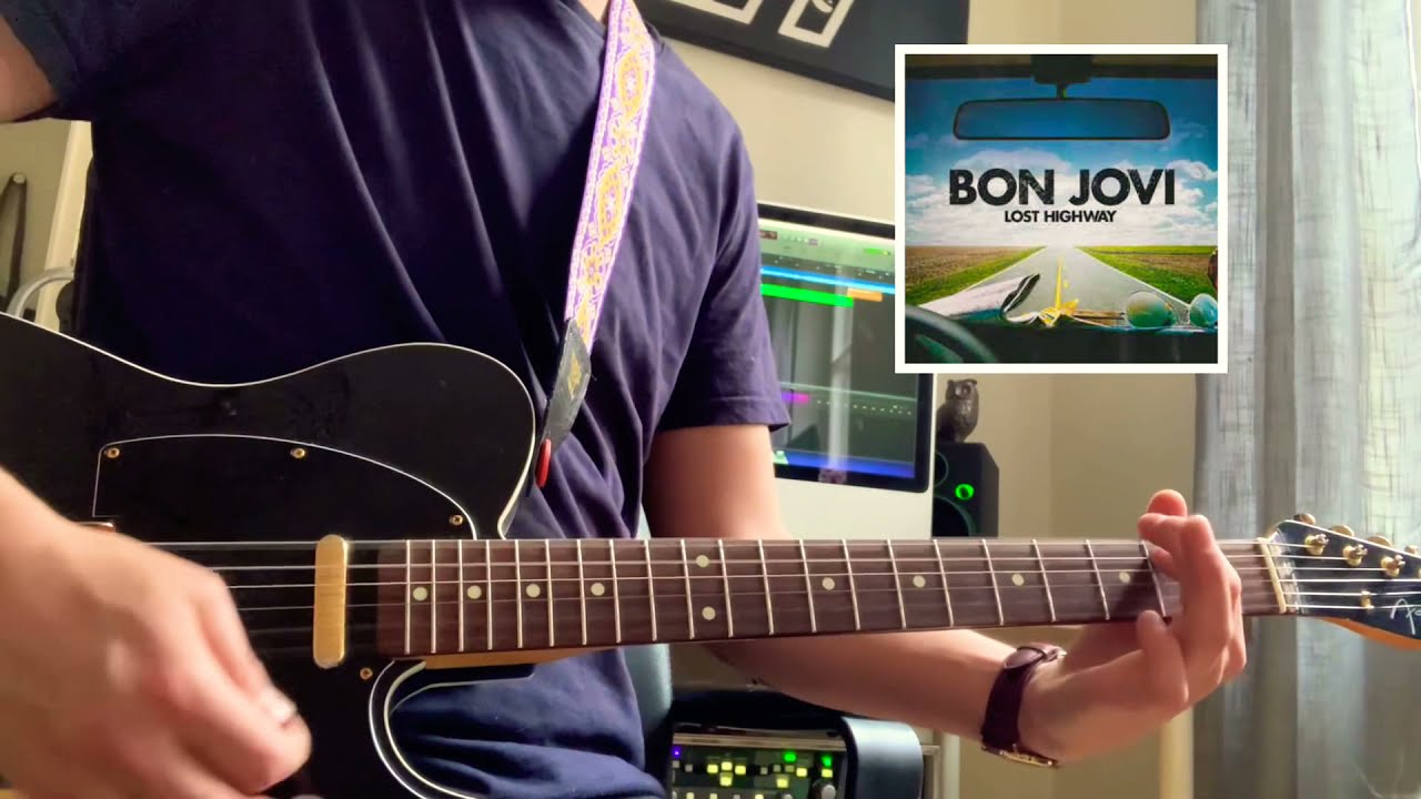 Lost Highway - Bon Jovi (Guitar cover by Jesper)