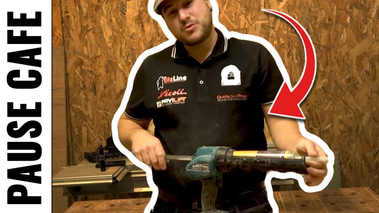 Les outils dont je ne peux plus me passer #3 - Pistolet à mastic Makita - Pause café LJVS