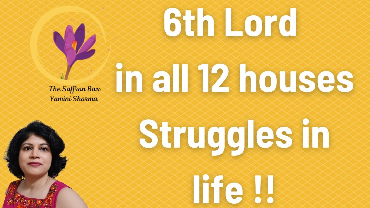 6th lord in all 12 houses | The struggles in your life