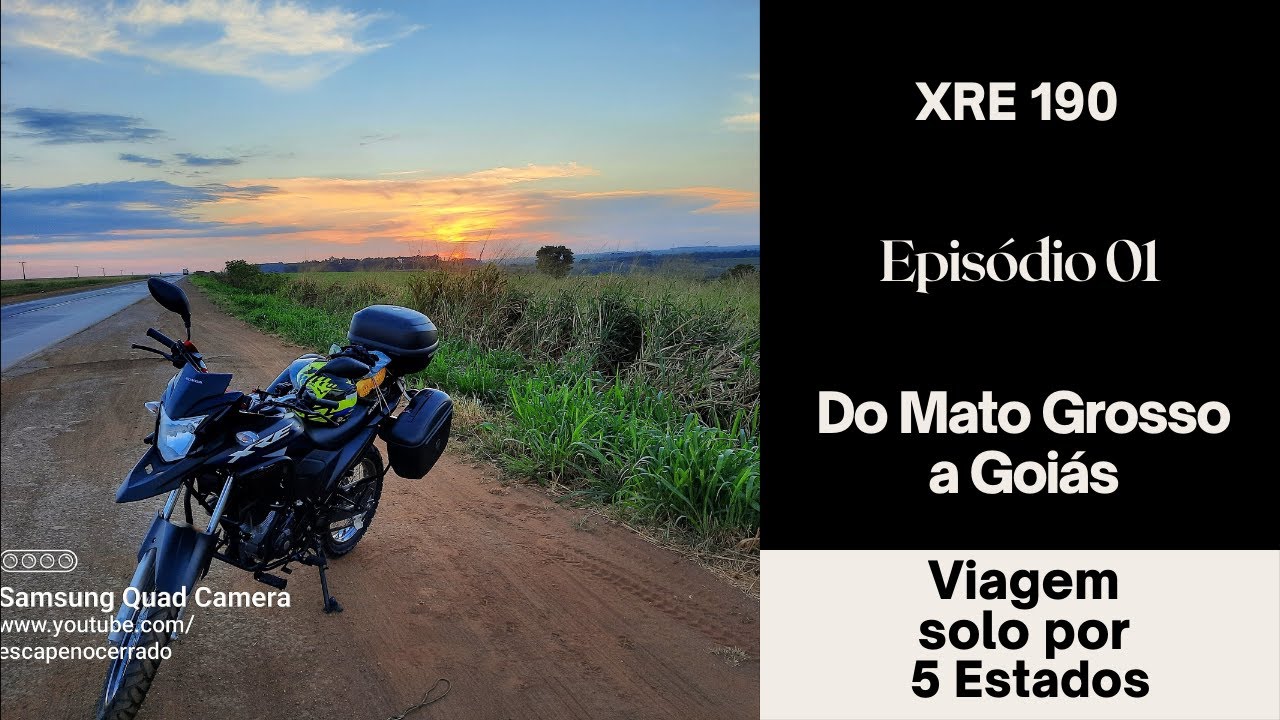 EP-01 | Viagem de XRE 190 por 5 Estados - Finalmente pegando a estrada! #escapenocerrado