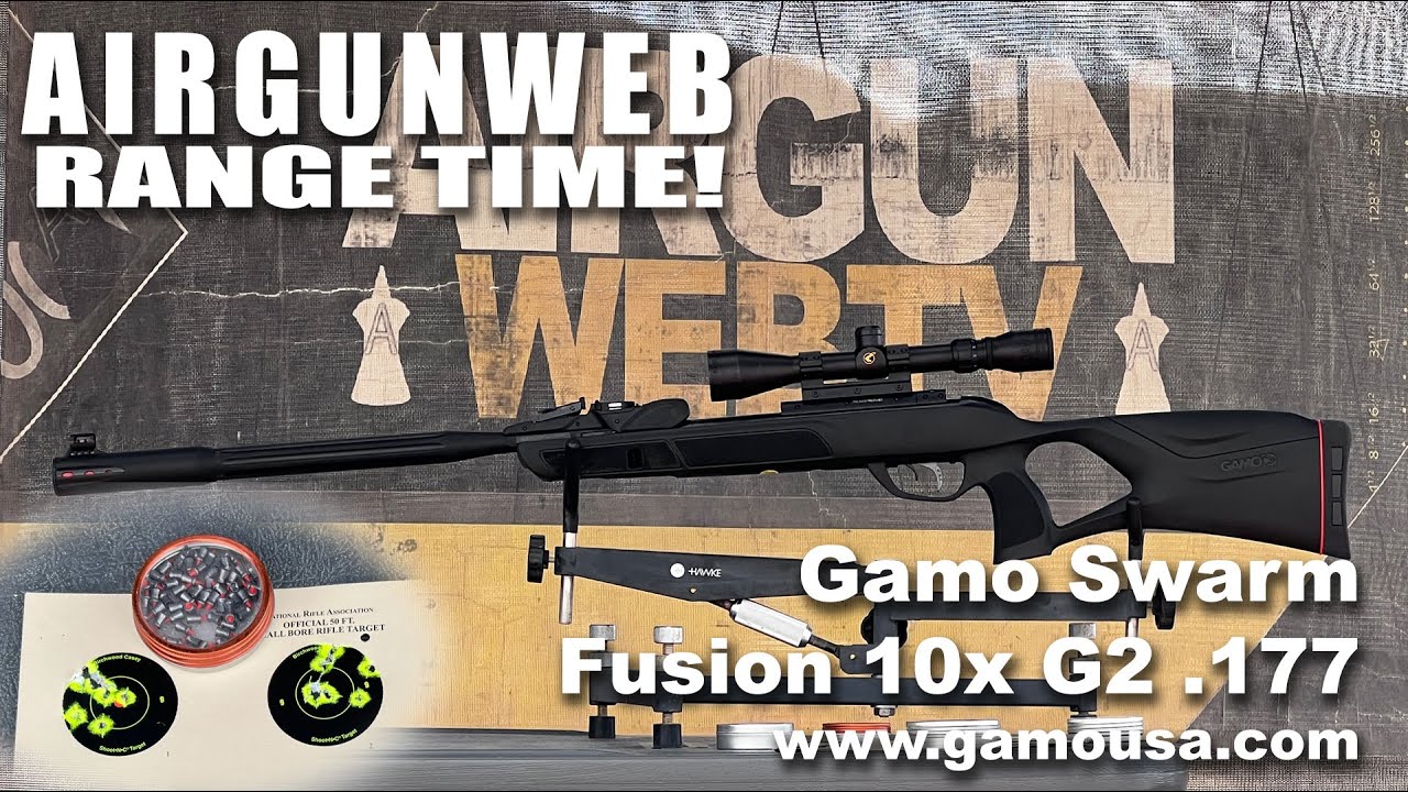 Gamo Swarm Fusion 10X GEN2 .177 Some Fun “Out of the Box” testing!