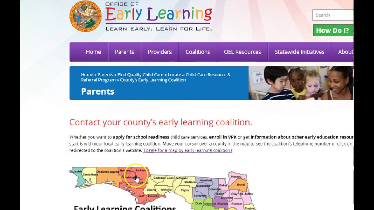 How parent can get help paying for  daycare in Florida
