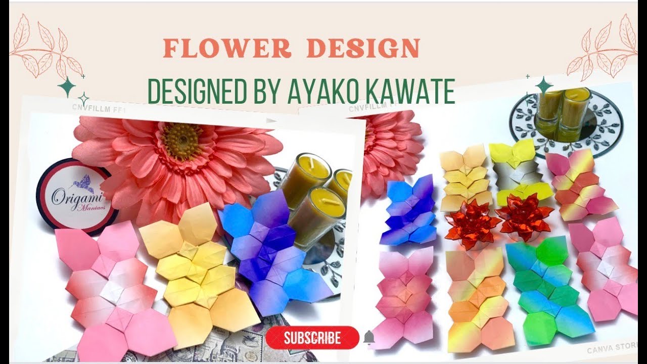 Origami Maniacs 535:  Flower Design
