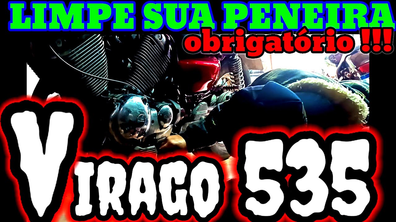 VIRAGO 535 evite problemas (trocando óleo)
