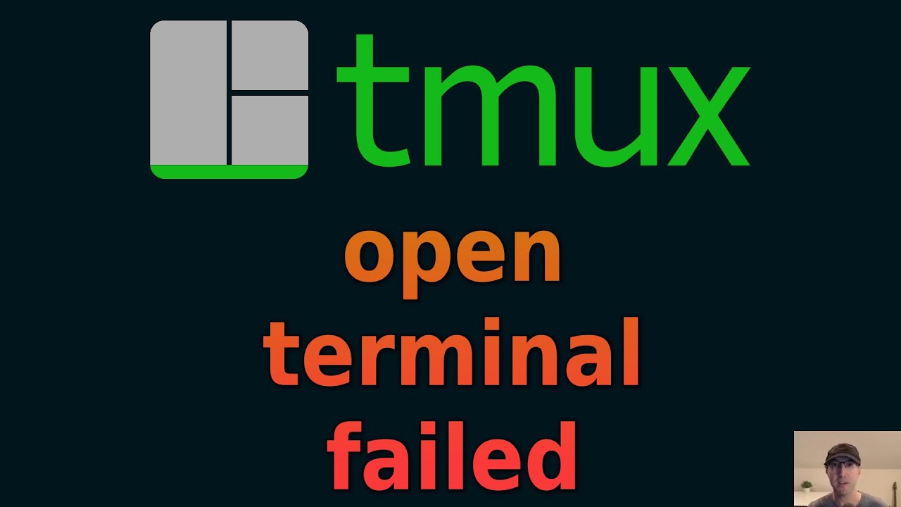 Fix Open Terminal Failed Error with tmux