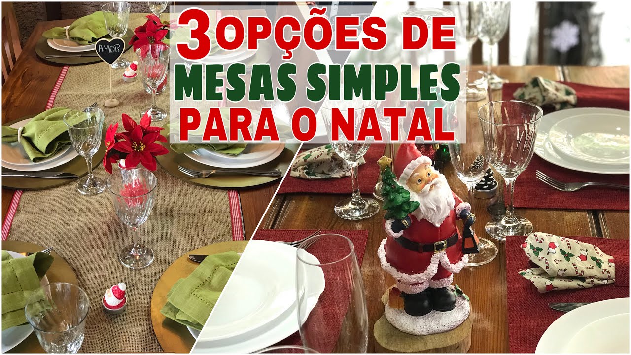 NATAL 2021 MESA POSTA NATAL 🎄 MESA POSTA PARA CEIA DE NATAL E OPÇÃO DE MESA PARA ALMOÇO NATALINO