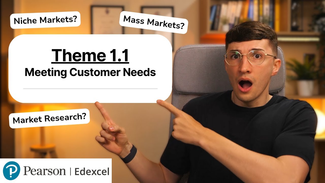 Theme 1.1 – Meeting Customer Needs | Edexcel A-Level Business (Revision)