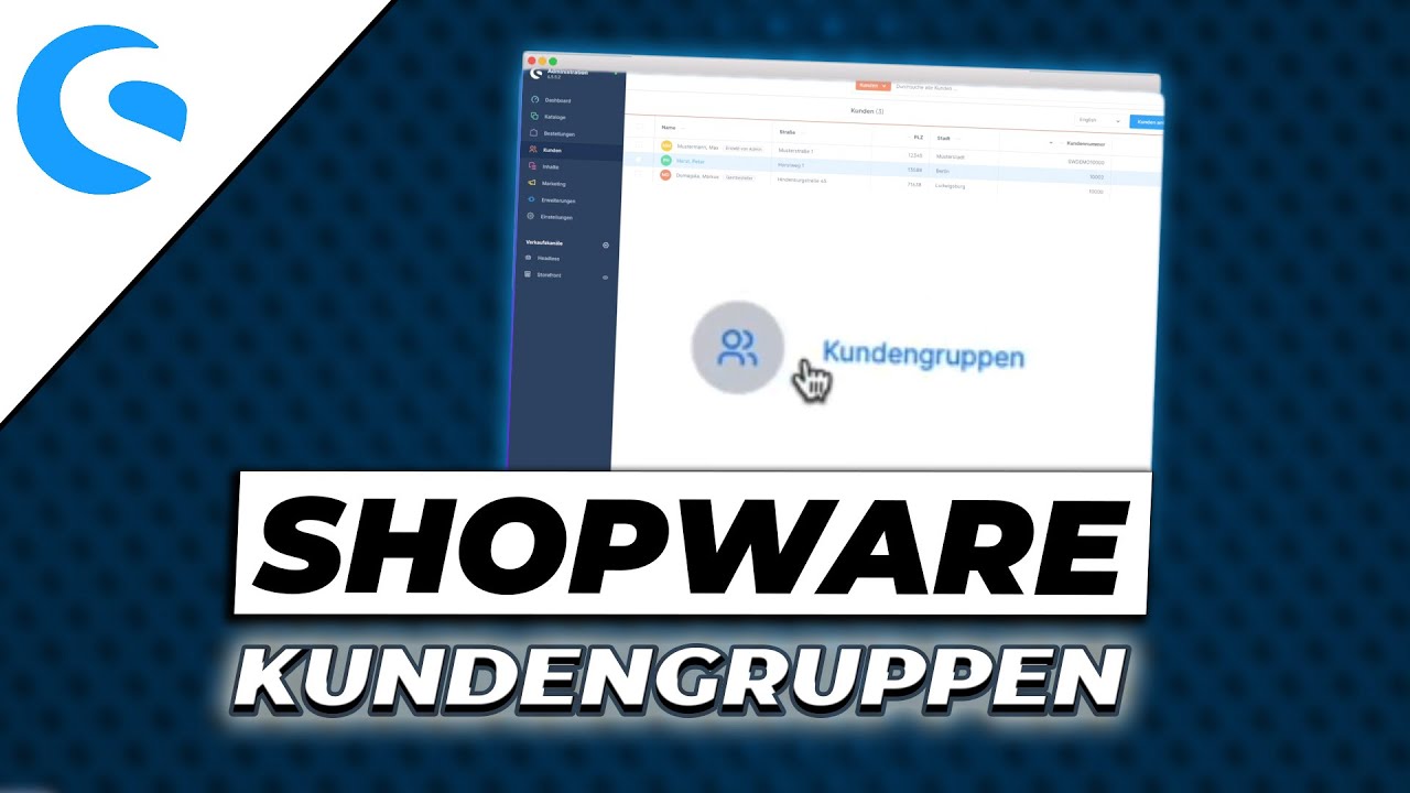Shopware Kundengruppen verwalten | Shopware 6 Tutorial