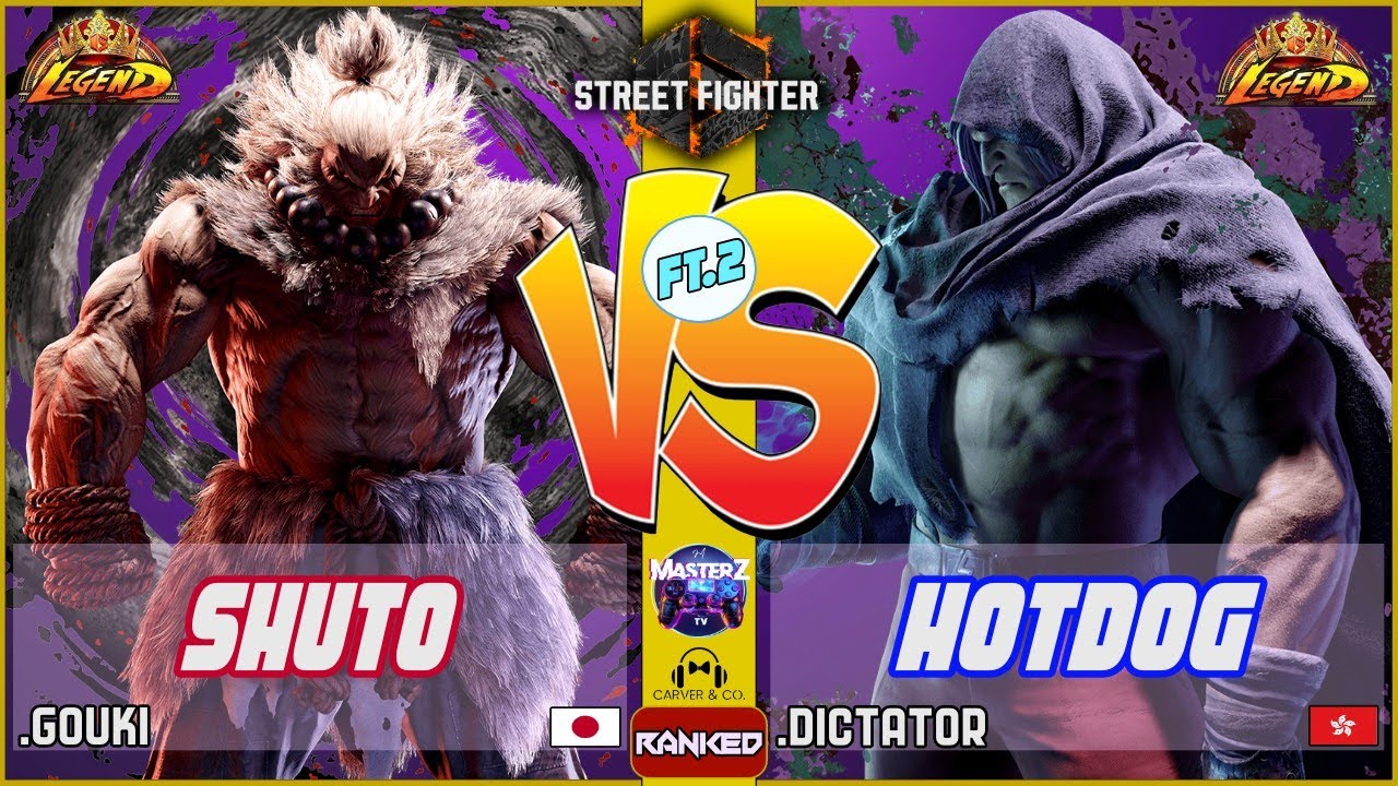 SF6 REPLAY 💥💥 Shuto (akuma) VS HotDog (M.bison) 💥💥 High level gameplay
