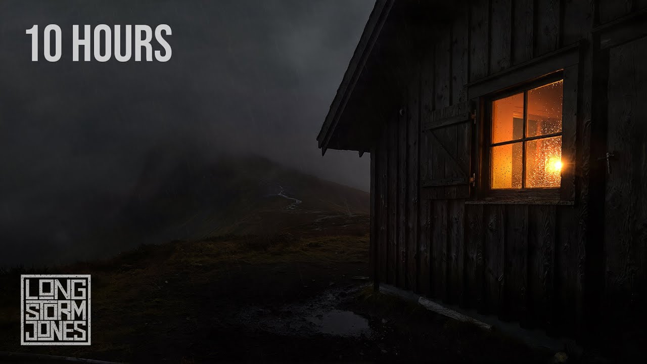 Echo Ridge Annex — Rain on the Auxiliary Cabin & Rolling Thunder | 10 HOURS