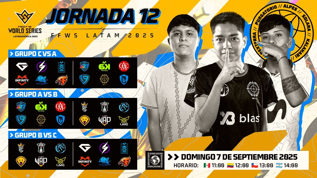 ¡Jornada 12 FFWS 2025! 🔥 | FFWS LATAM 🏆