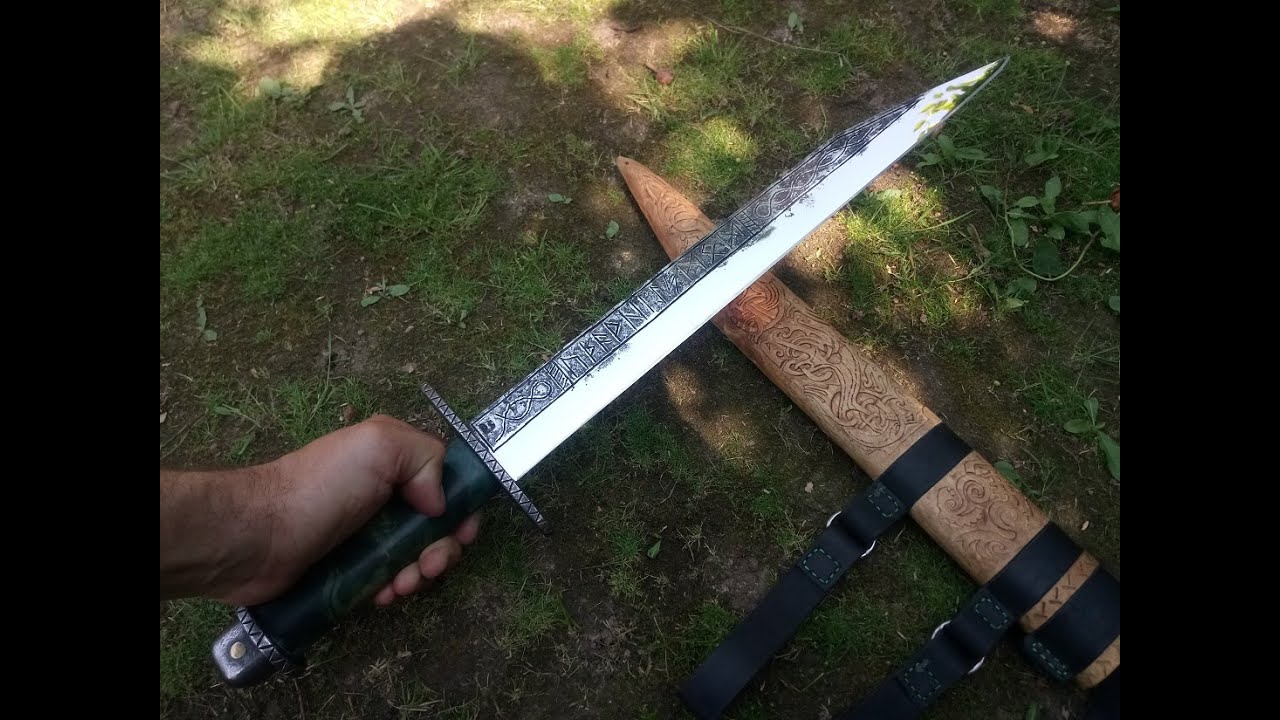 Делаю скрамасакс, часть 2. Рукоять и ножны.