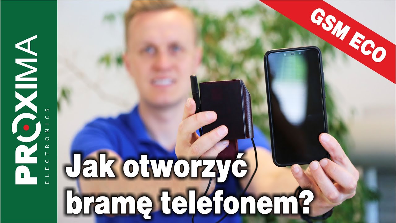 Otwieranie bramy telefonem komórkowym - GSM ECO