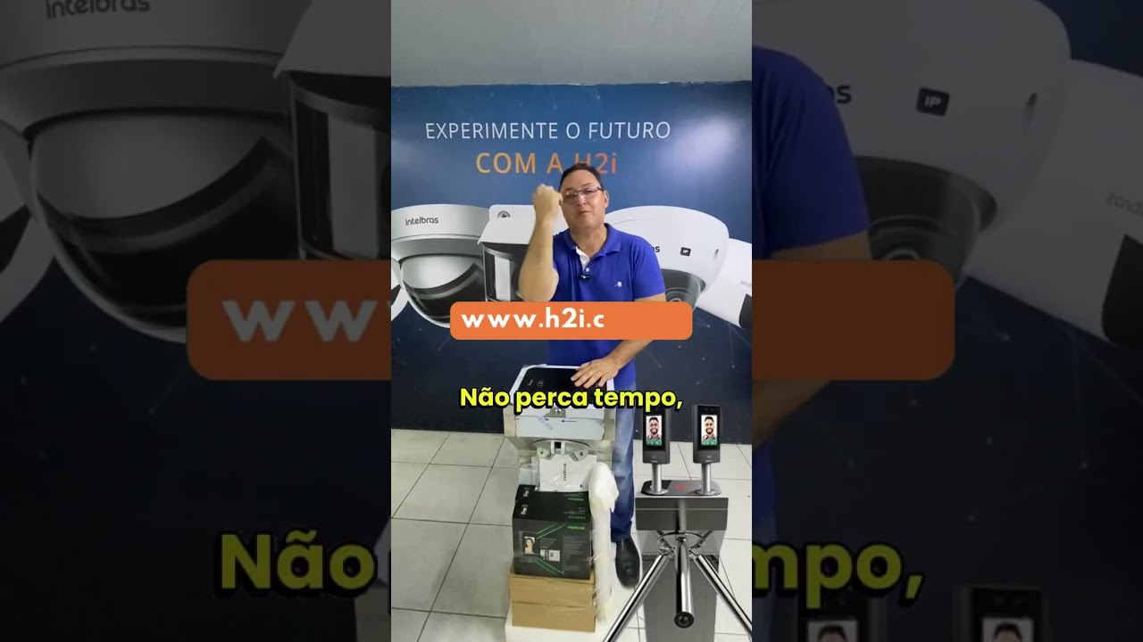 J&aacute; conhece a Catraca Pedestal com Leitor Facial CAP 3000 Intelbras? | H2i DISTRIBUIDOR