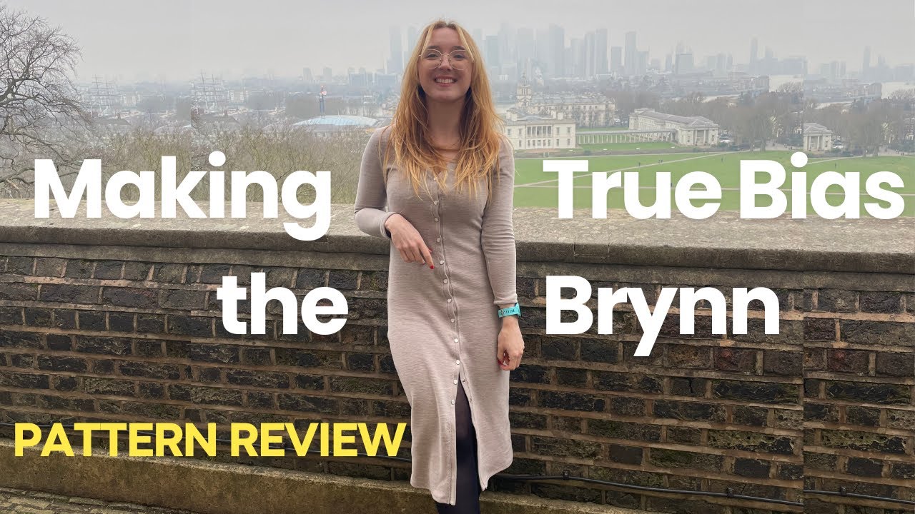 PATTERN REVIEW: Making the True Bias Brynn Cardigan Dress - Sewing Pattern